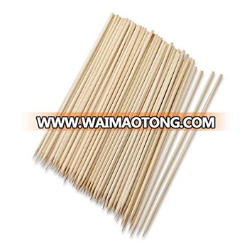 natural round Dan bamboo skewers for meat FDA Certificated High Quality