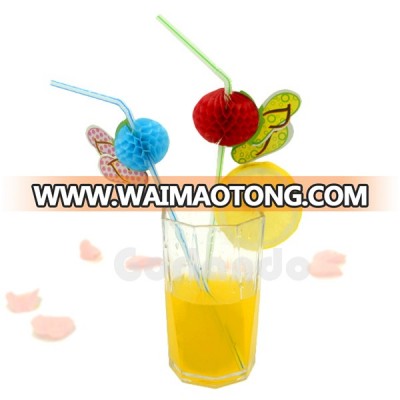 fancy decorative cocktail plastic novelty drinking straws