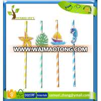 Bar Party Decorative Disposable Paper Drinking Straw